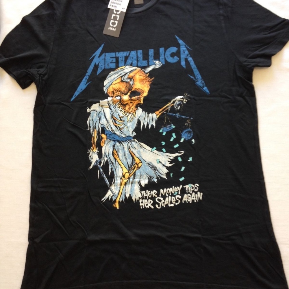 METALLICA T-shirts H&M NEW XS, S, M, L, XL - Picture 6 of 6